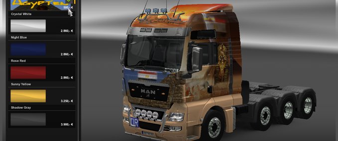 Skins MAN Tgx Ägypt Eurotruck Simulator mod