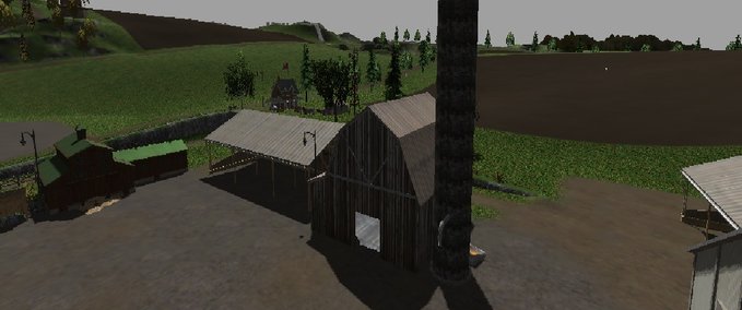 Platzierbare Objekte Old Barn With Silo  Landwirtschafts Simulator mod