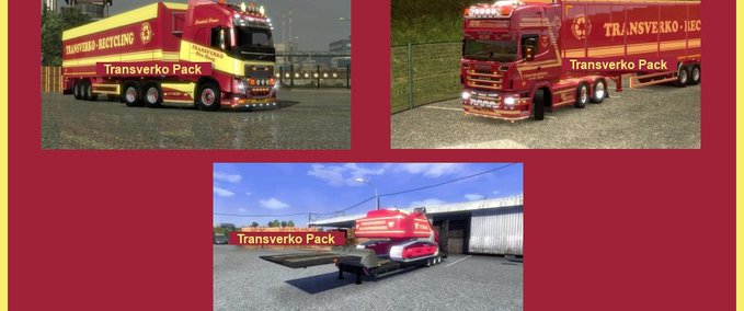 Trucks Transverko Pack Eurotruck Simulator mod