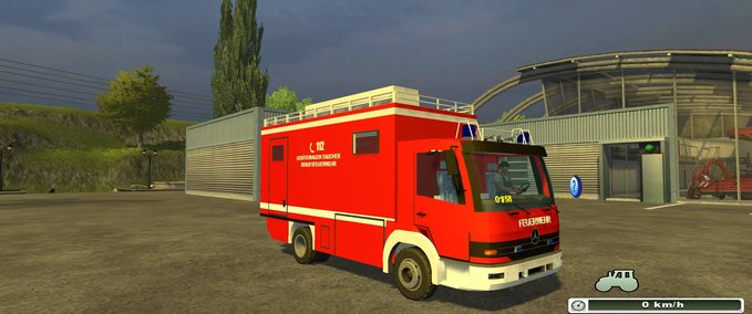 Fire department atego firefighters Farming Simulator mod