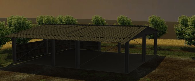 Gebäude Fahrzeug Mist Halle Landwirtschafts Simulator mod