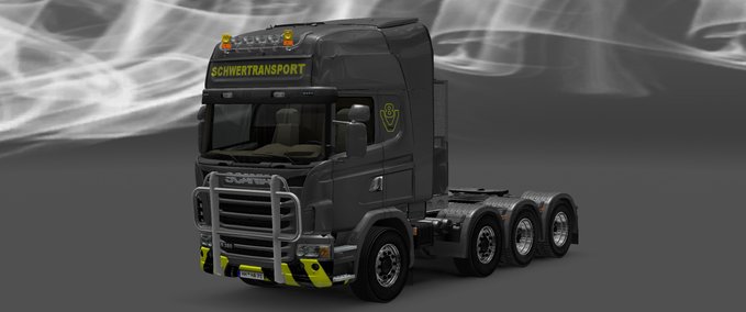 Scania Schwertransport Farbwechsel Eurotruck Simulator mod