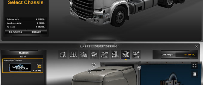 Trucks Scania Streamliner BDF Tandem Eurotruck Simulator mod