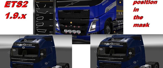 Volvo Neue Position in der Maske Eurotruck Simulator mod