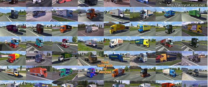 AI Truck traffic pack Eurotruck Simulator mod
