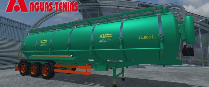 Auflieger Aguas Tenias CCA46L Landwirtschafts Simulator mod