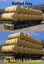 Rolled-hay-trailer