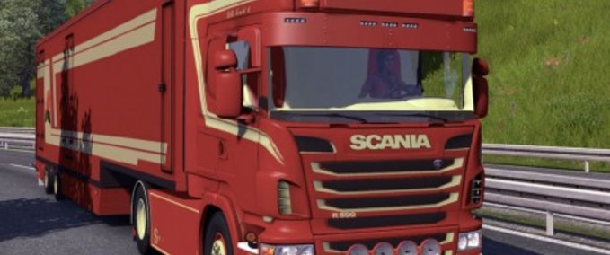 Scania  R500 Fleurs v d Eijkel  Eurotruck Simulator mod
