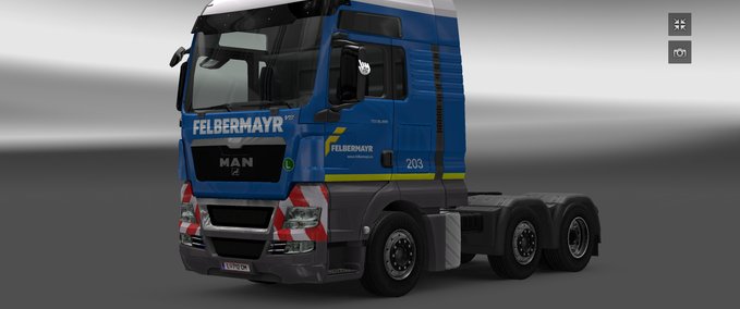 Skins MAN Felbermayr   Eurotruck Simulator mod