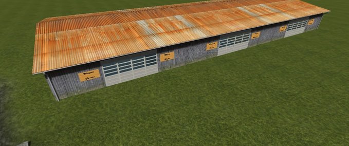 Gebäude mit Funktion Getreidehalle für 12 Früchte Landwirtschafts Simulator mod