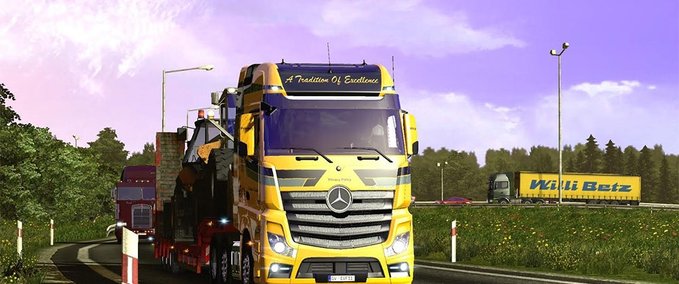 Sound Mercedes Actros Open Pipe Eurotruck Simulator mod
