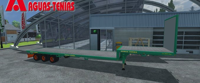 Auflieger  Tenias Reduced Platform Truck  Landwirtschafts Simulator mod