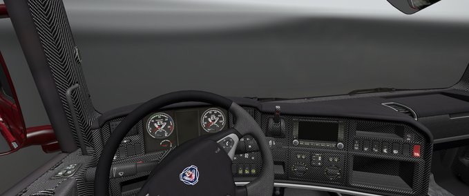 Interieurs Scania V8 Carbon Eurotruck Simulator mod