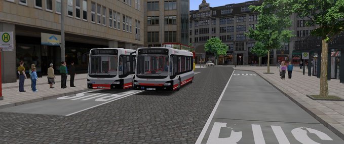 Bus Skins Cito O520 Hamburg Repaint OMSI 2 mod