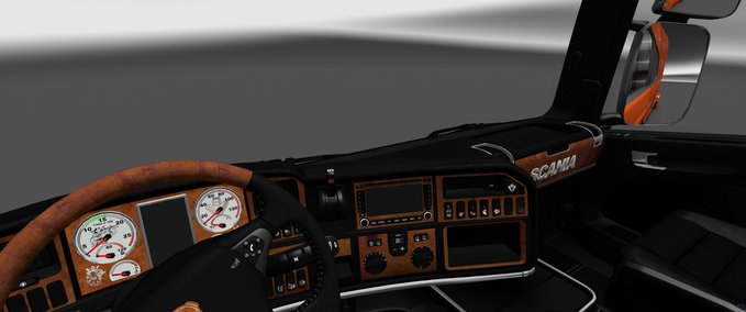 Interieurs Scania Dark Line Exklusiv Eurotruck Simulator mod