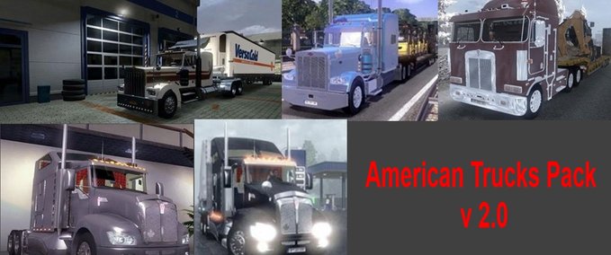 Trucks American Trucks Pack Eurotruck Simulator mod