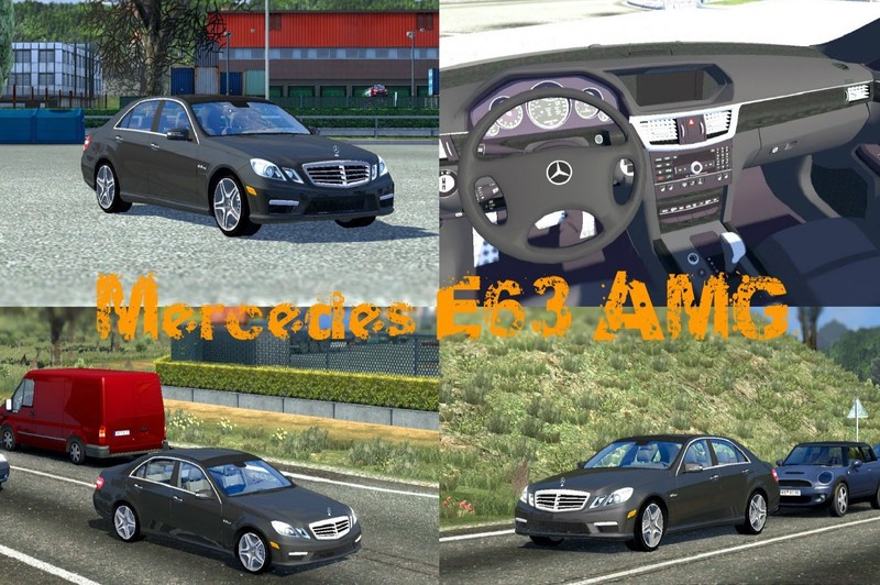 Ets 2 Mercedes E63 Amg V 1 0 Interieurs Mod Fur Eurotruck