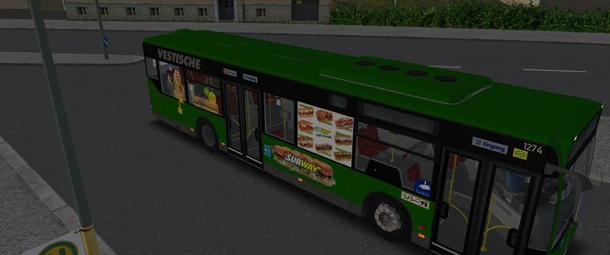 Bus Skins Subway für den MB Citaro 0530 OMSI 2 mod