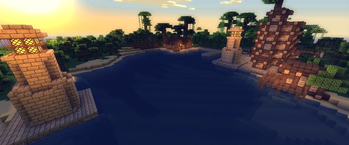 Maps Piraten Dorf Minecraft mod