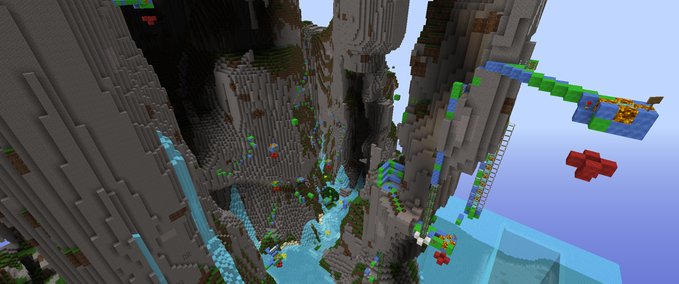 Maps Free Mountain Jumpn Run Minecraft mod