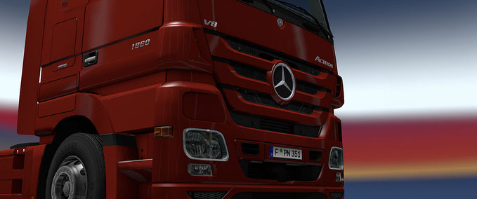 Mercedes Actros Real Emblem Eurotruck Simulator mod
