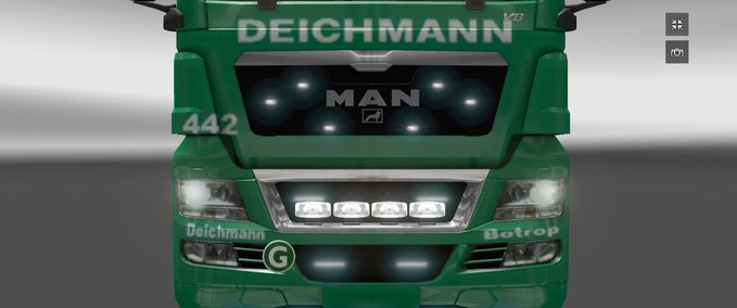 Skins Deichmann Skin mit Trailer Eurotruck Simulator mod