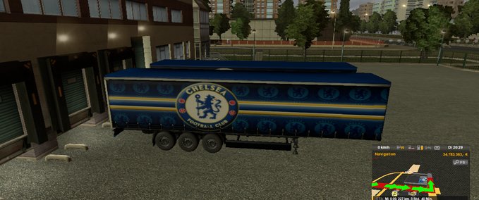 Skins FC Chelsea Trailer  Eurotruck Simulator mod
