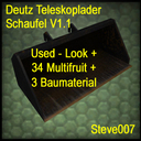 Deutz-teleskoplader-schaufel