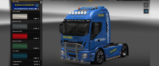 Skins Pfeil Transport Dachser Eurotruck Simulator mod