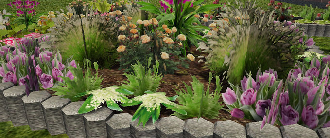 Objekte Blumenbeete Landwirtschafts Simulator mod