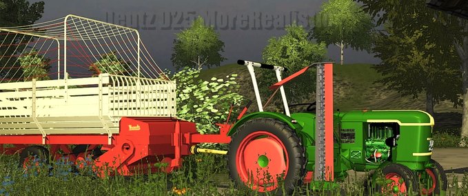 Deutz Fahr Deutz D25 mit Mähbalken Landwirtschafts Simulator mod