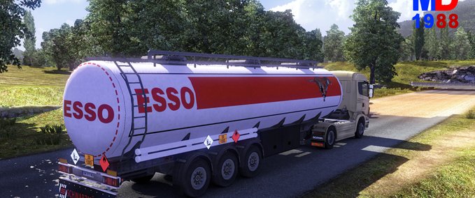 Standalone-Trailer Tanker ESSO Eurotruck Simulator mod