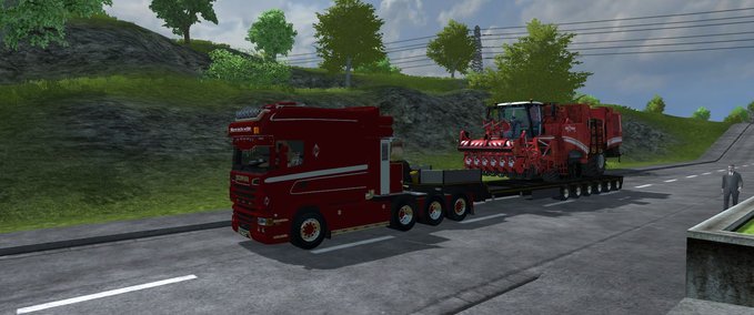 Scania Longline Schwerlast Landwirtschafts Simulator mod