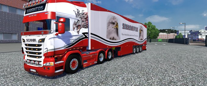 Skins Sarantos Transport Eurotruck Simulator mod