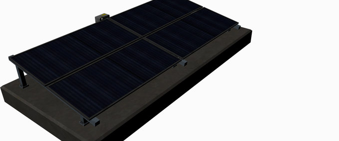 Platzierbare Objekte Solar Panel Landwirtschafts Simulator mod