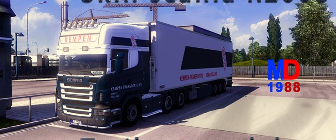 Trucks Scania R2008 Trailer Kempen Eurotruck Simulator mod