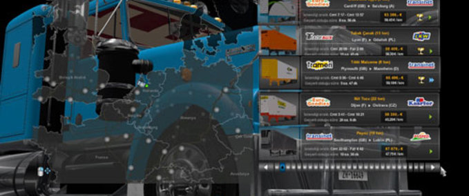 Trucks  Kenworth w900arc und Trailer Eurotruck Simulator mod