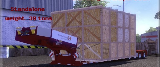 Ets 2 Doll Vario 4achs Tieflader V 1 0 Standalone Trailer Mod F r 