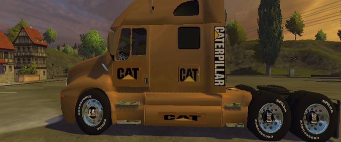 Peterbilt & Kenworth Cat Heavy Hauler Landwirtschafts Simulator mod
