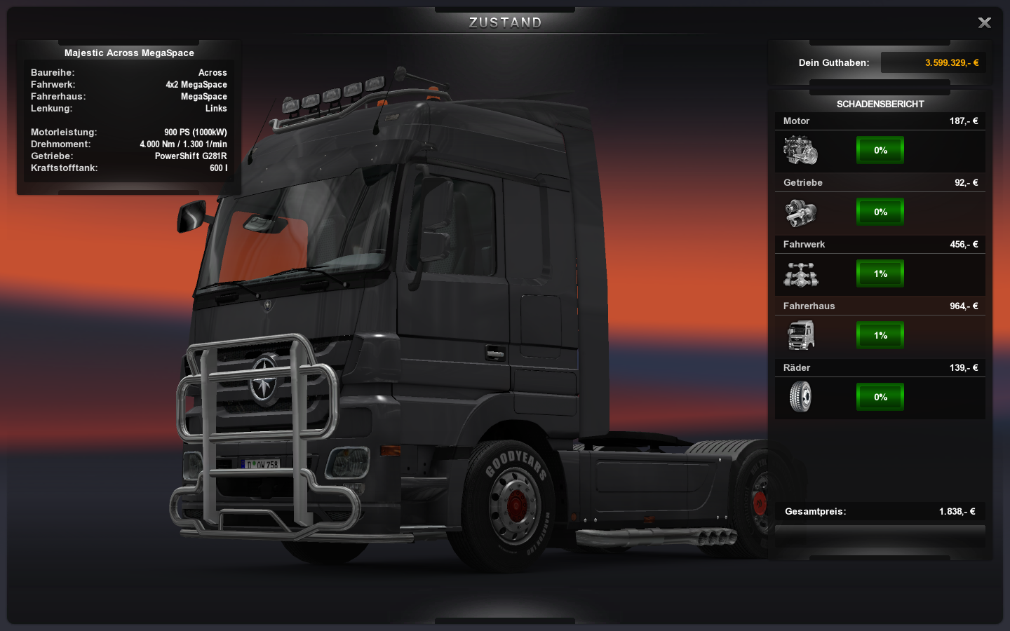 MB Actros Engine Mod - Thumbnail 1