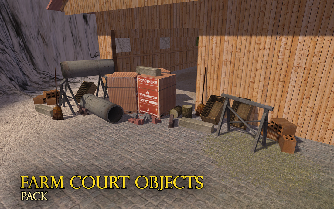 Farm court objects Pack - Thumbnail 1
