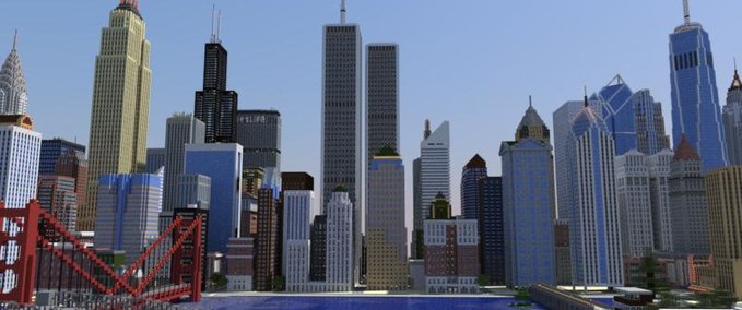 American Biggest Cities Map Mod Image