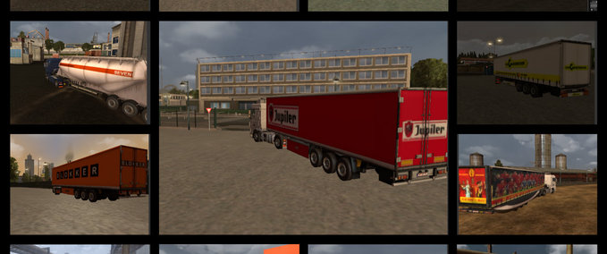 Trailer belgain large trailer pack  Eurotruck Simulator mod