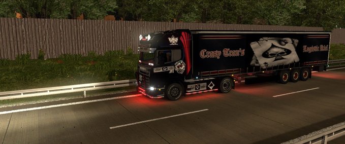 Trailer Crasy Trans Logistic Kiel Eurotruck Simulator mod