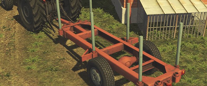 Sonstige Anhänger Wood trailer Landwirtschafts Simulator mod