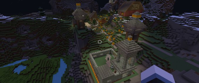 Maps Fahrstuhl mit Festung Minecraft mod