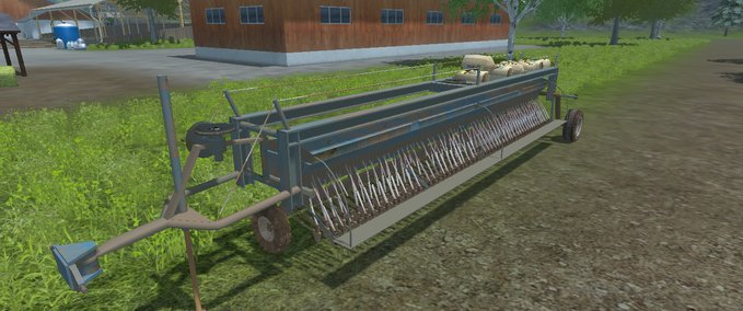 Saattechnik 8m Seeder Landwirtschafts Simulator mod