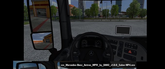 Interieurs Mercedes Actros MPIV  Eurotruck Simulator mod