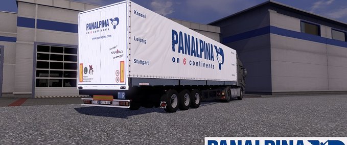 Krone Schmitz Panalpina Trailer Eurotruck Simulator mod