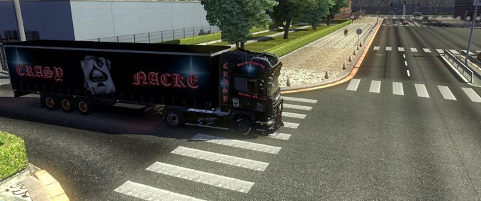 Standalone-Trailer New Trailer Crasy Trans Eurotruck Simulator mod